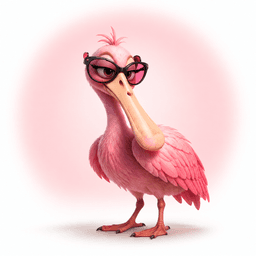 Sally Spoonbill — Coastal Crew character