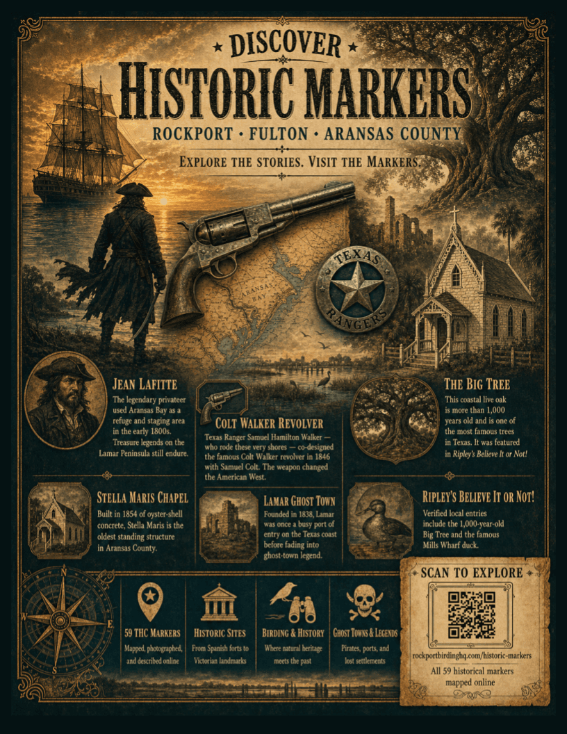 Discover Historic Markers of Aransas County — printable flyer