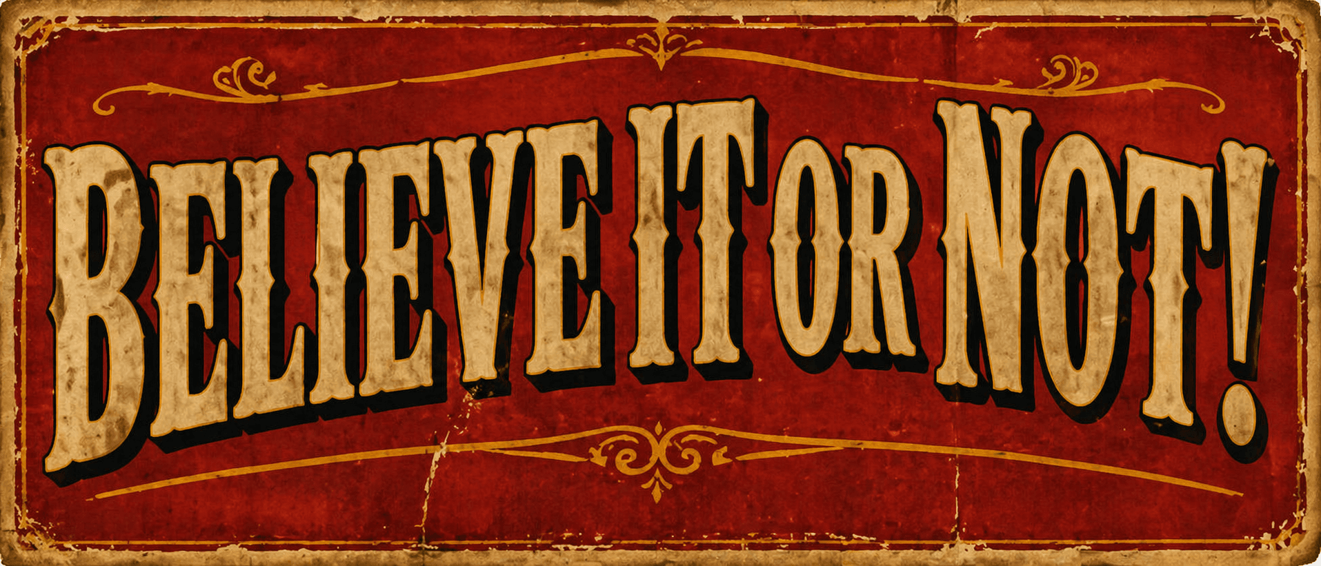 Believe It or Not vintage sign — Rockport Texas