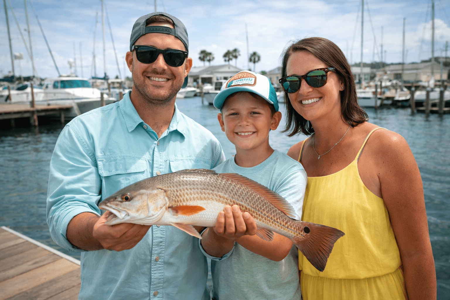 Rockport fishing, 2026. The redfish and speckled trout that Pat Williams chased from a small RV in 1952 are still in these bays. Some things don't change.