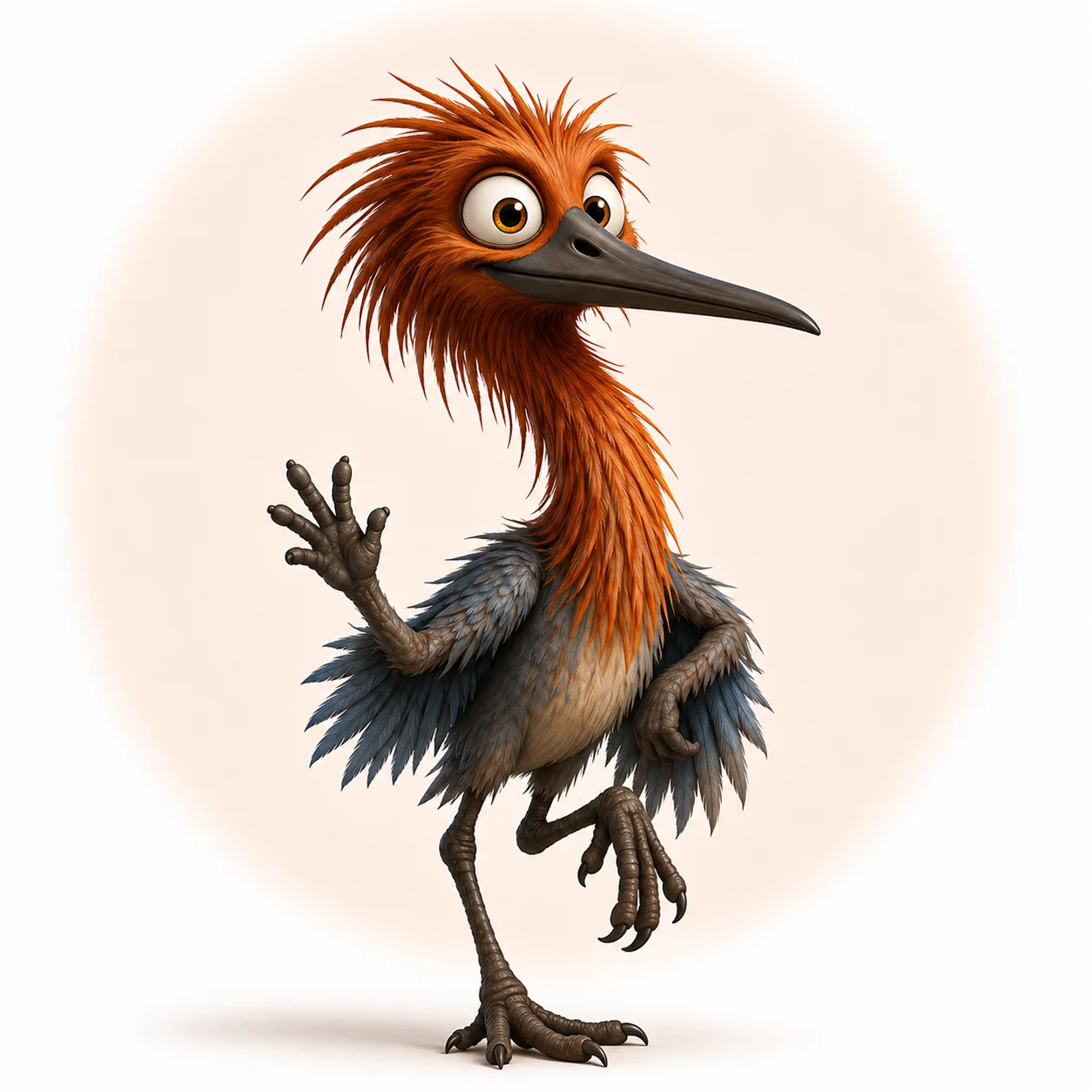 E.D. Egret — Reddish Egret character