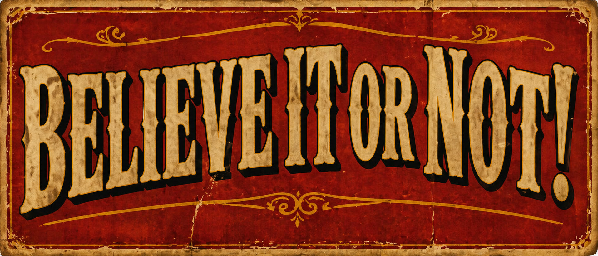 Believe It or Not vintage sign — Rockport Texas
