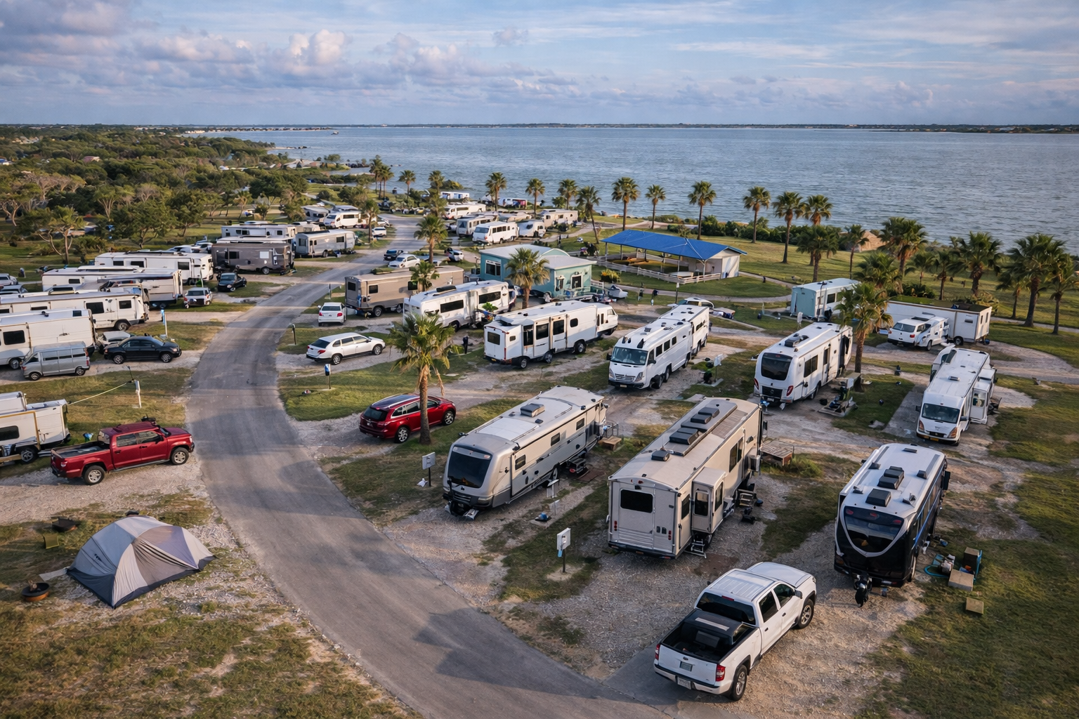 RV parks in Rockport, Texas — full hookups near the bay